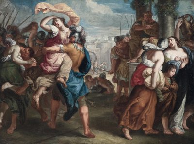 Der Raub der Sabinerinnen von Theodoor van Thulden